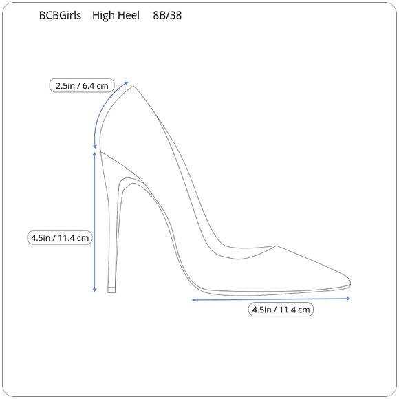 BCB Girls Studded Felt Multicolored High Heel 8B/38 Woman Shoe - Picture 2 of 16